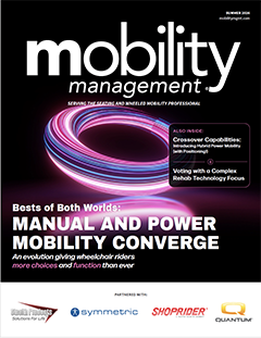 Mobility Management ebook: When Manual and Power Mobility Converge The latest edition features lightweight power chairs, 'hybrid' power mobility, and considering D.C. ROI